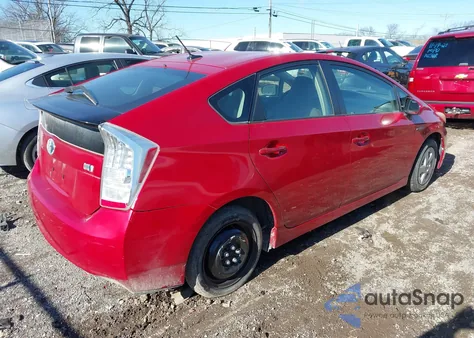 2011 Toyota Prius Two from USA, damaged, VIN JTDKN3DU5B0317736